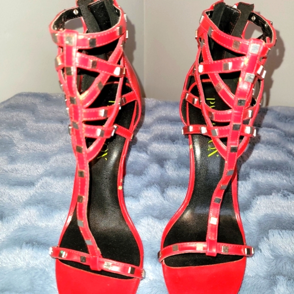Strappy Red Stiletto